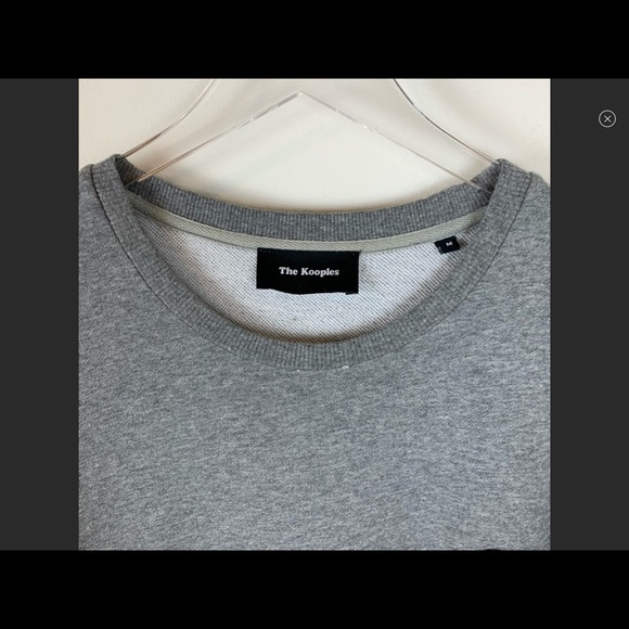 Kooples distressed short sleeve sweatshirt - Picture 3 of 6